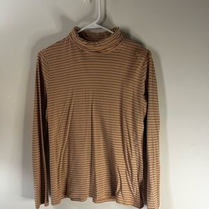 Long Sleeve Striped Lands End Shirt | L